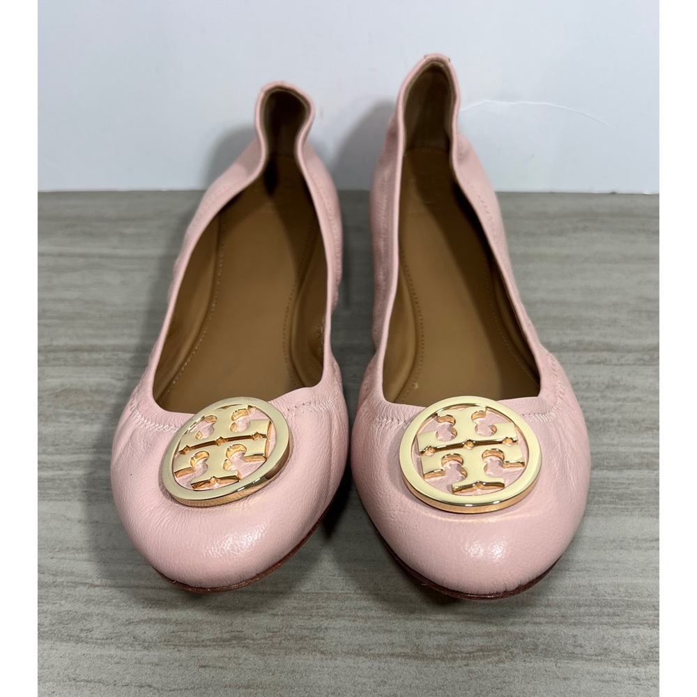 +Tory Burch Benton 2 Travel Ballet Leather Flats